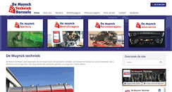 Desktop Screenshot of demuynck.nl